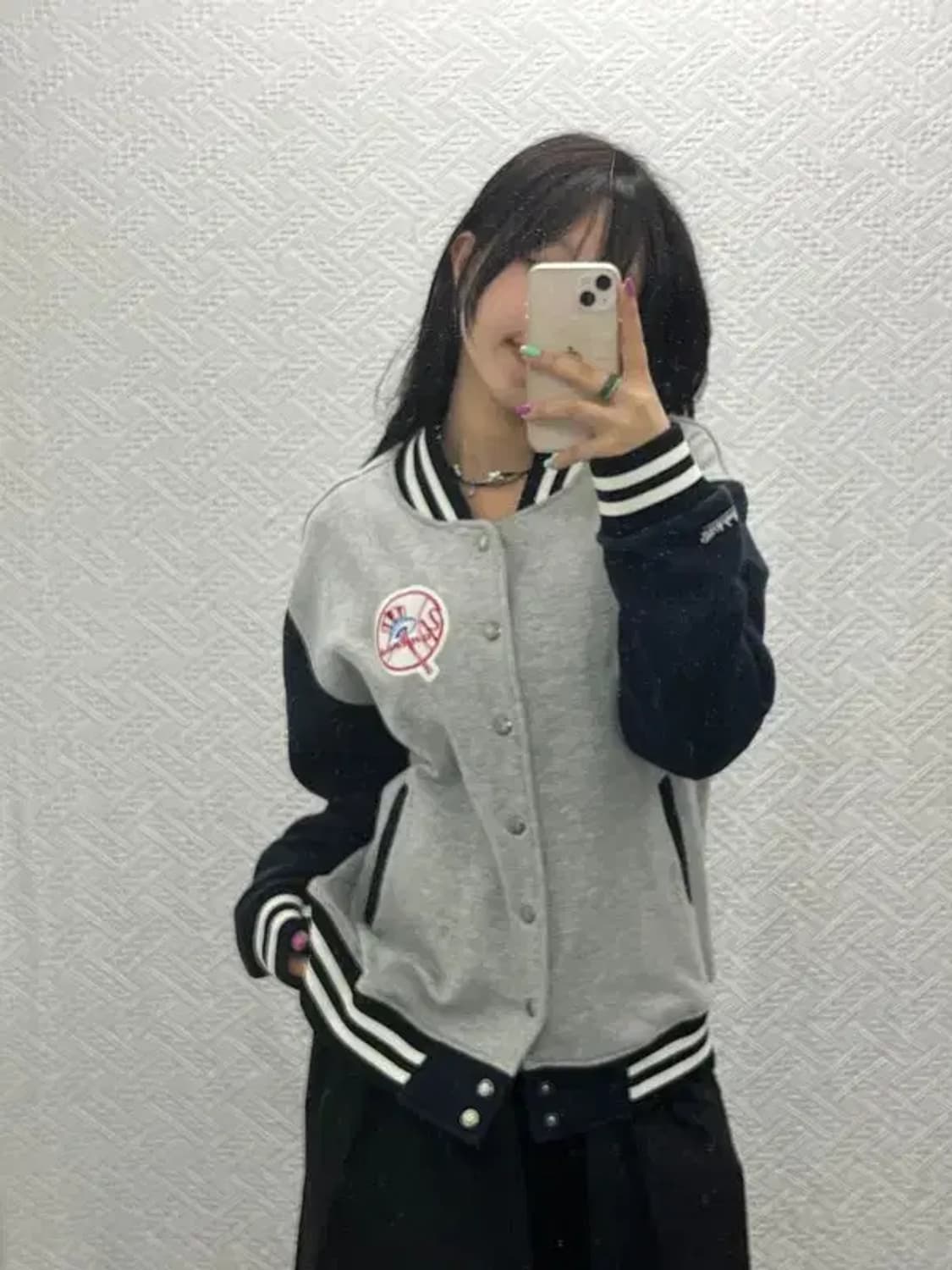 미첼엔네스 올드스쿨 뉴욕 양키스 바시티자켓 L C06698 상품이미지2