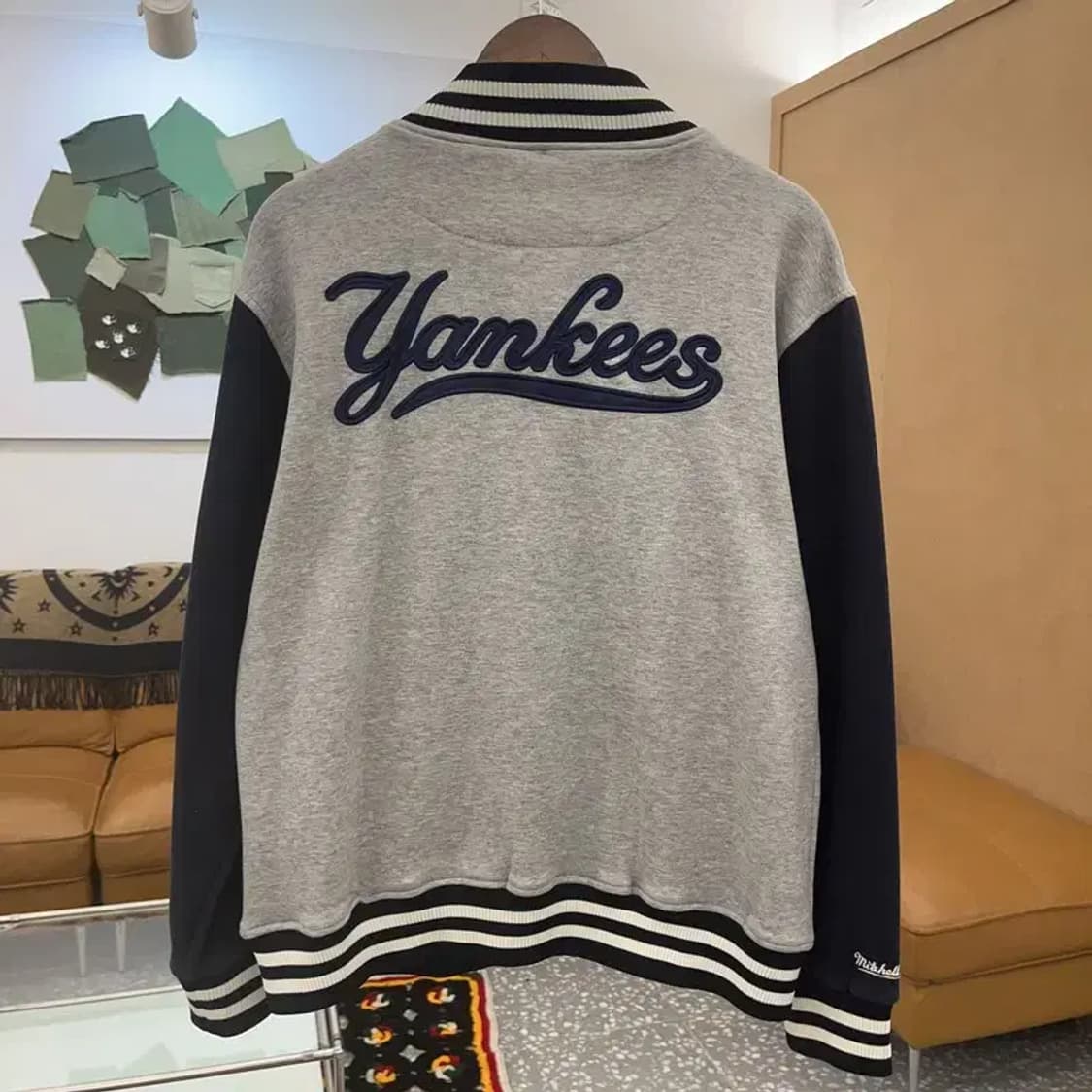 미첼엔네스 올드스쿨 뉴욕 양키스 바시티자켓 L C06698 상품이미지4