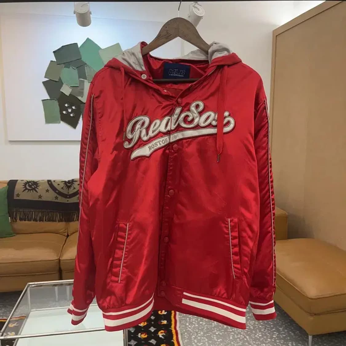MLB 00's 보스턴 레드삭스 스타디움 바시티 자켓 105 C06699 상품이미지3