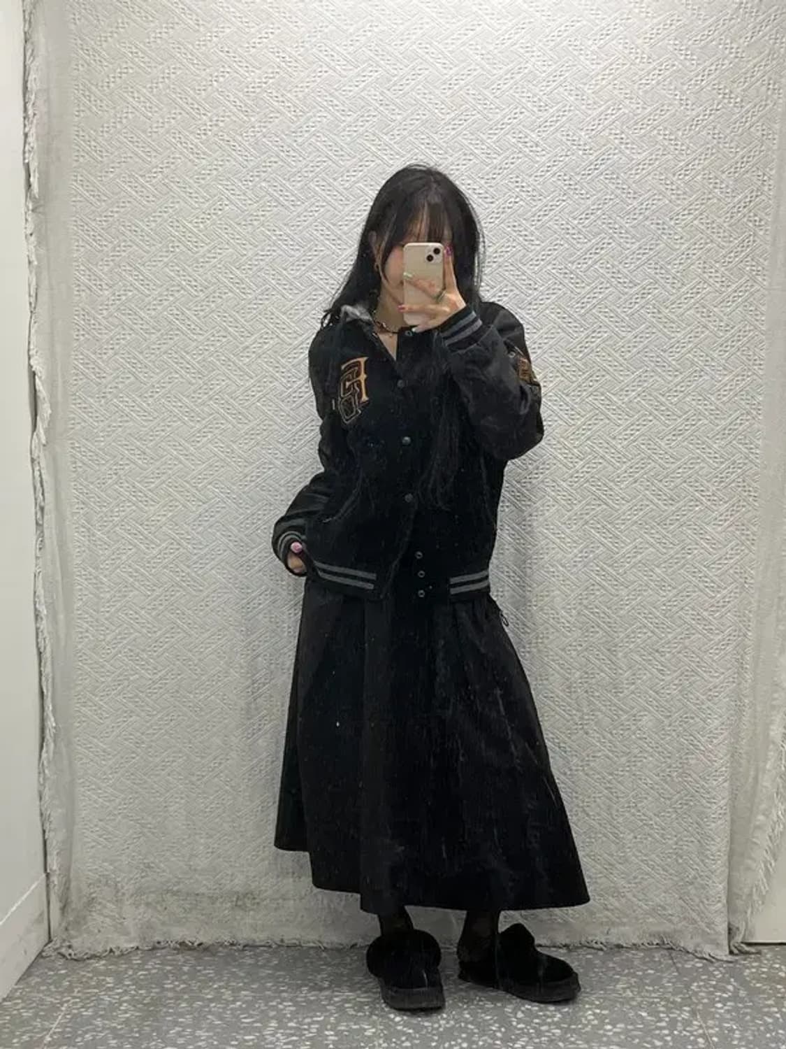 푸부 FUBU 올드스쿨 코듀로이 골덴 후드 바시티 자켓  L C06700 상품이미지1