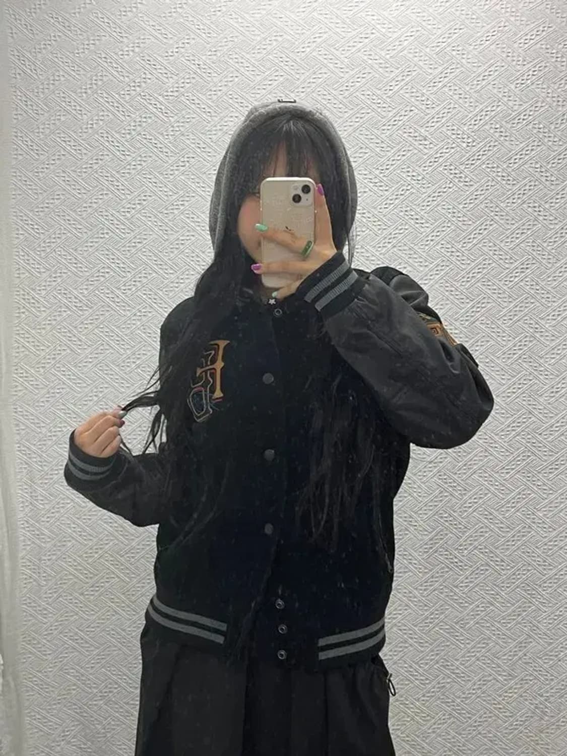 푸부 FUBU 올드스쿨 코듀로이 골덴 후드 바시티 자켓  L C06700 상품이미지2