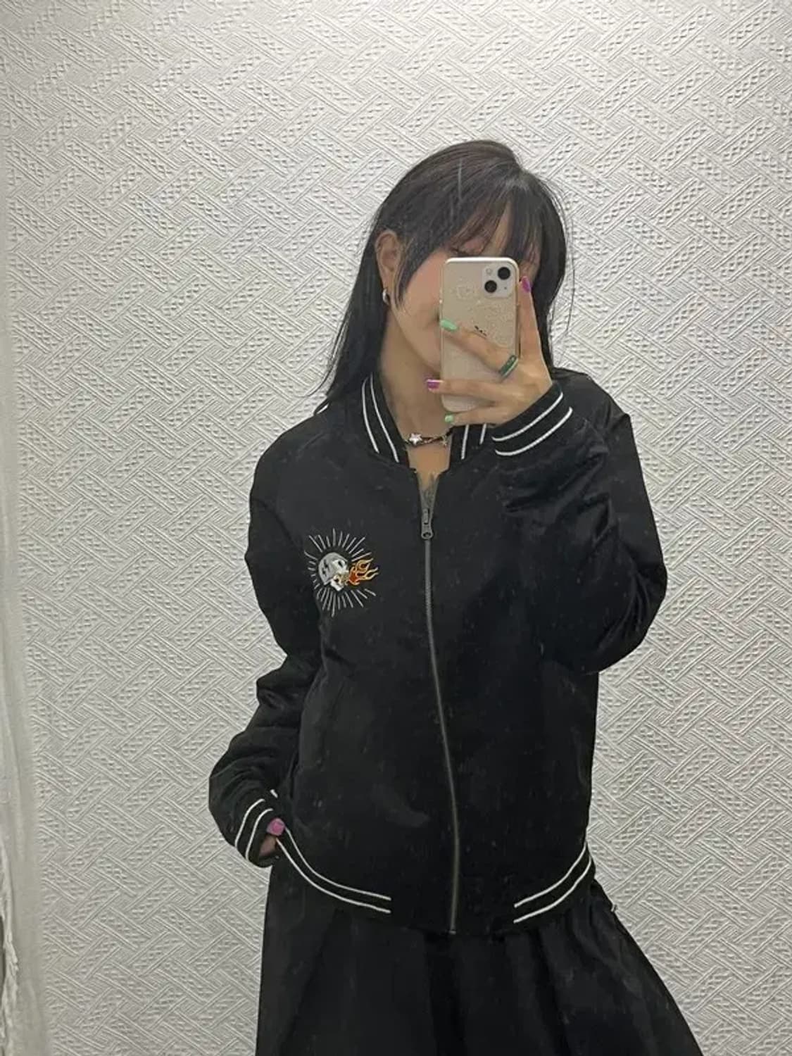 본 더치 올드스쿨 스트릿 스카쟌 리버시블 바시티 자켓 95 C06702 상품이미지1