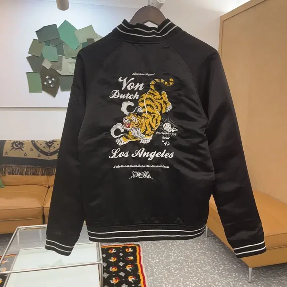 본 더치 올드스쿨 스트릿 스카쟌 리버시블 바시티 자켓 95 C06702 상품이미지4