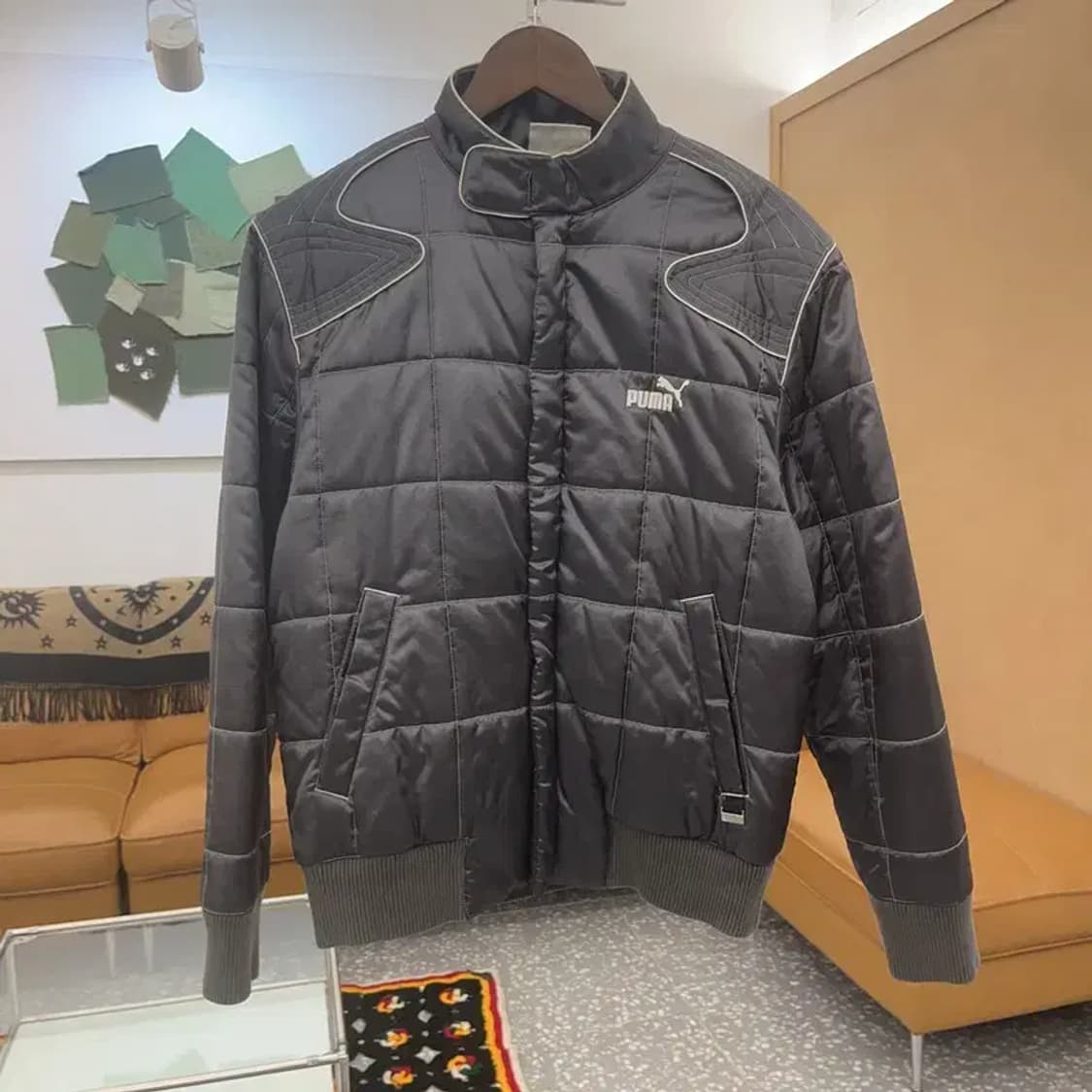 푸마 올드스쿨 일본풍 빈티지 바이커 패딩 S C06720 상품이미지3