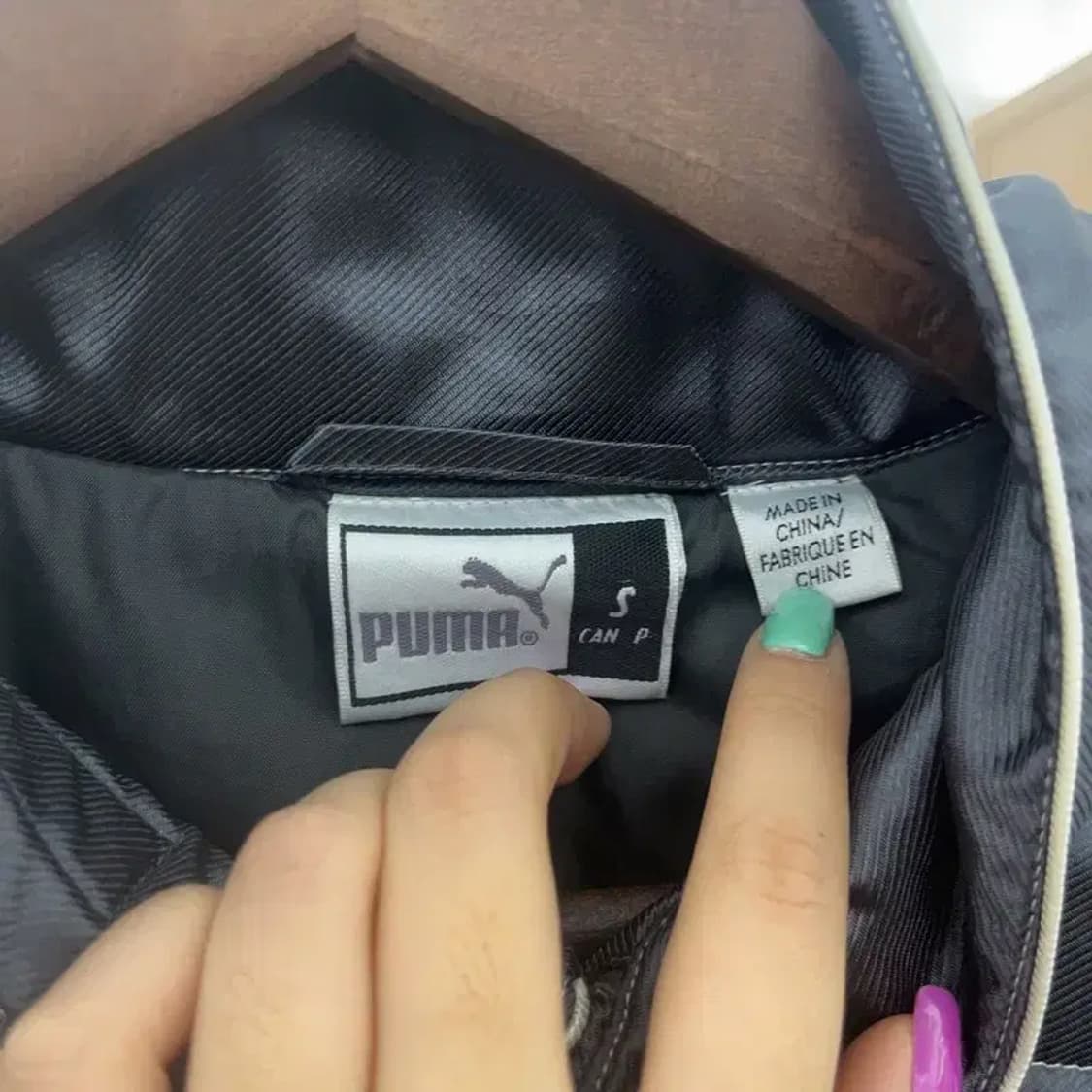 푸마 올드스쿨 일본풍 빈티지 바이커 패딩 S C06720 상품이미지5