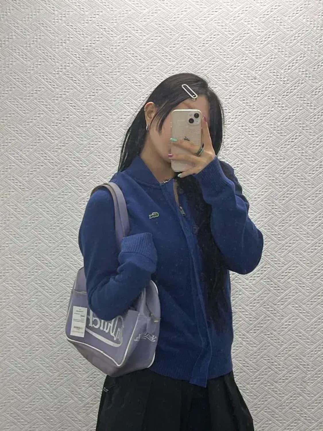 라코스테 캐주얼 클래식 집업 니트 가디건 95 C06723 상품이미지1