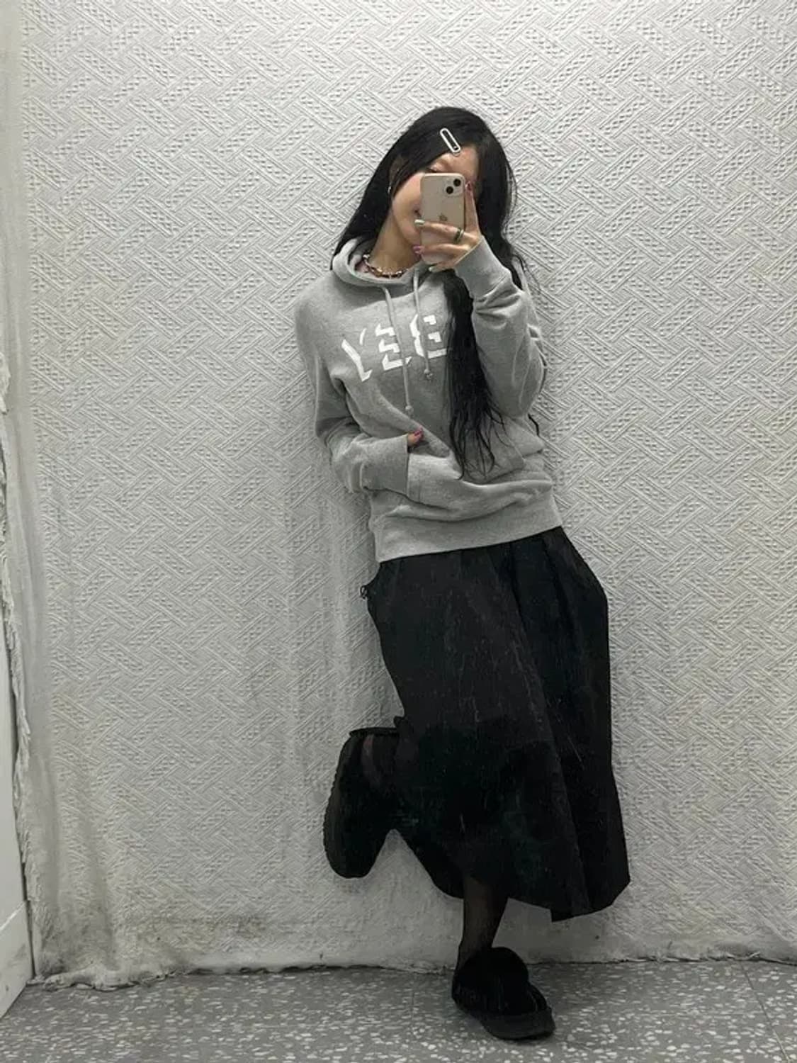 오베이 올드스쿨 드롭아웃 후드티 S C06726 상품이미지2