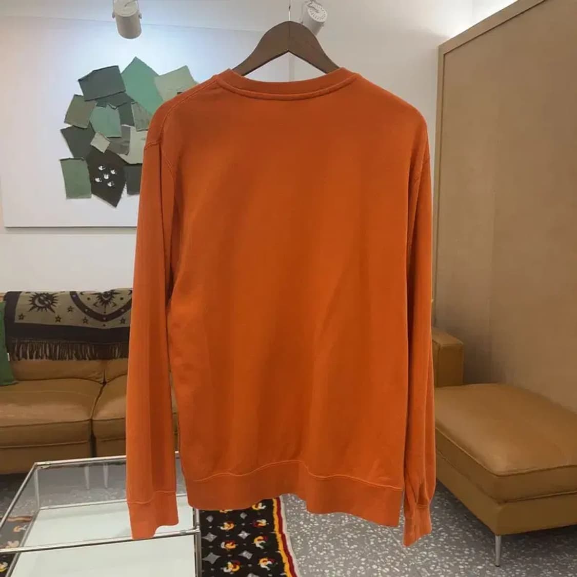 나이키 00's 퓨추라로고 자수 오렌지 맨투맨 스웻셔츠 XL C06740 상품이미지4