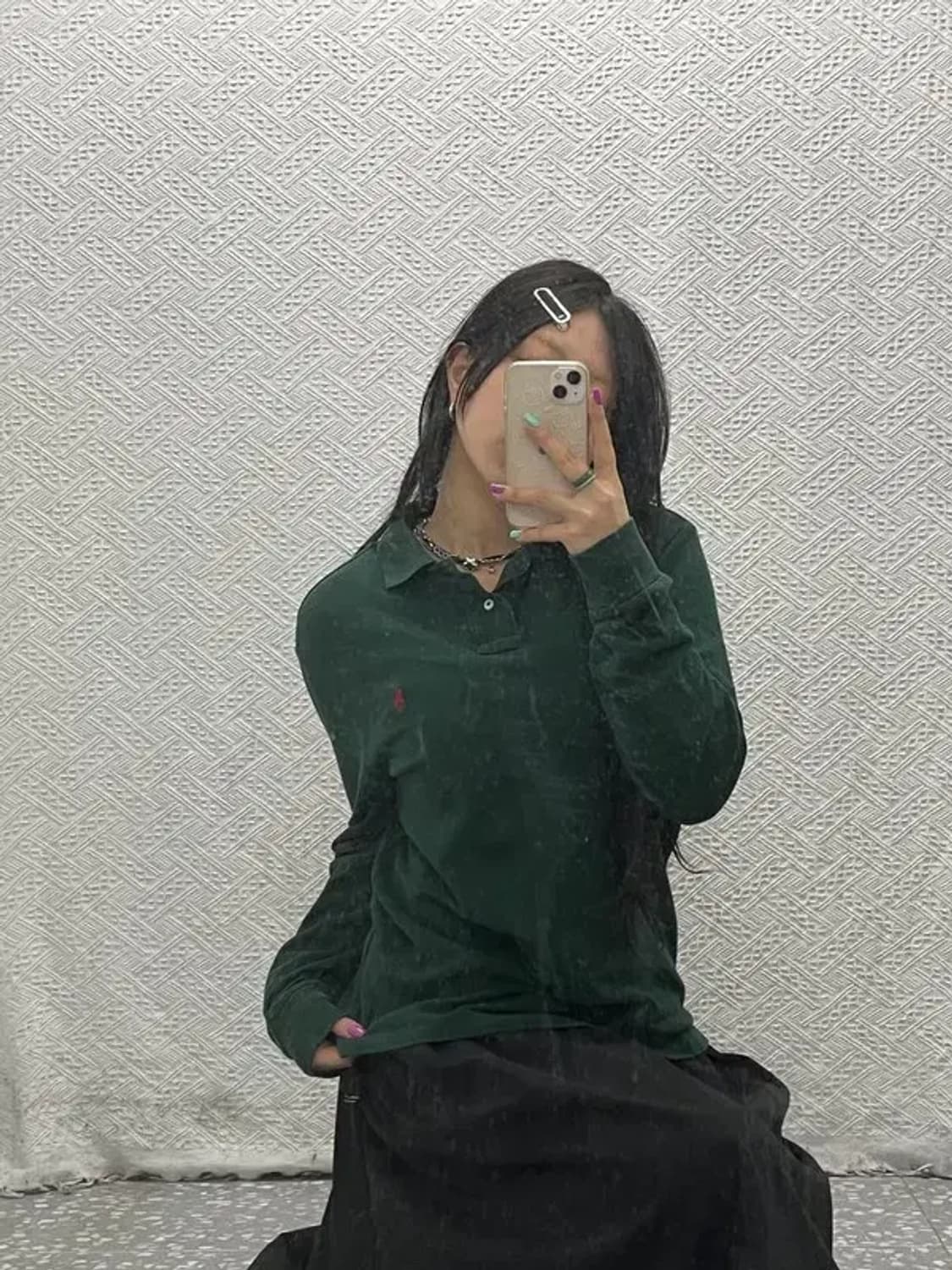 폴로 랄프로렌 미니멀 올리브 카키 홀리데이 카라티 M C06742 상품이미지2