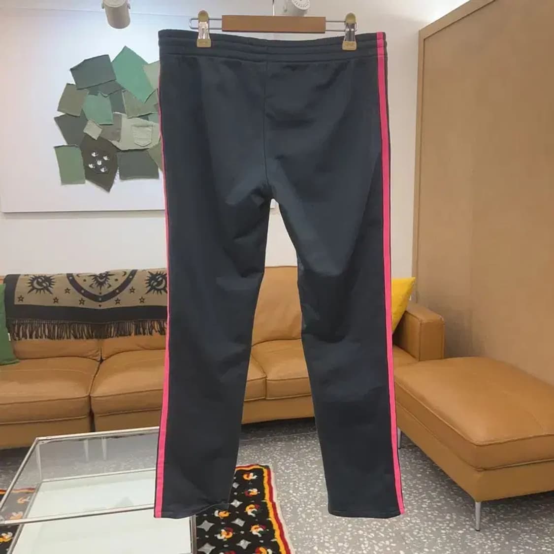 아디다스 파이어버드 Y2K 그레이핑크 슬림핏 트랙팬츠 85 C06747 상품이미지4