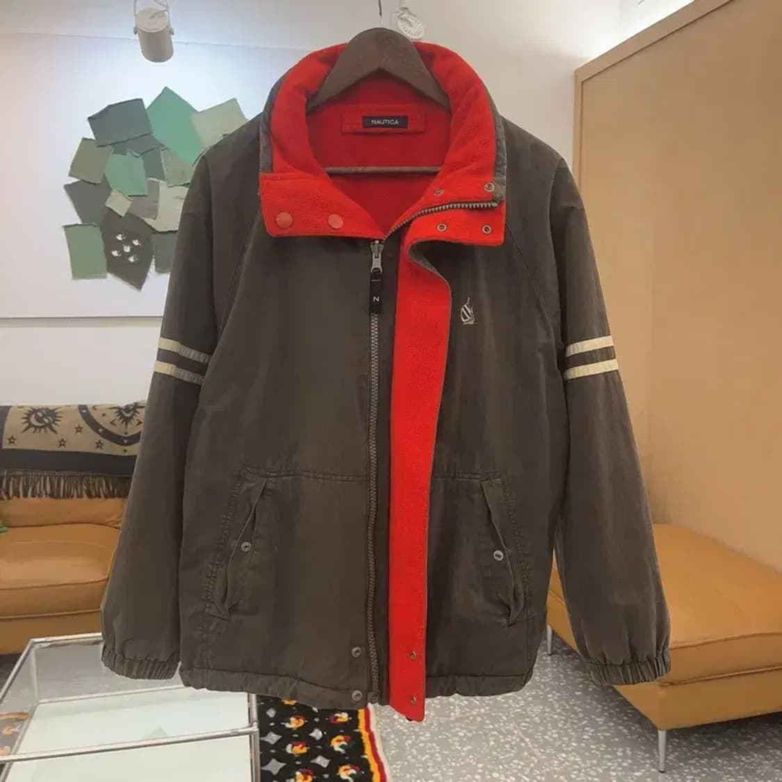 노티카 올드스쿨 빈티지 리버시블 기모 자켓 XL C06721 상품이미지3