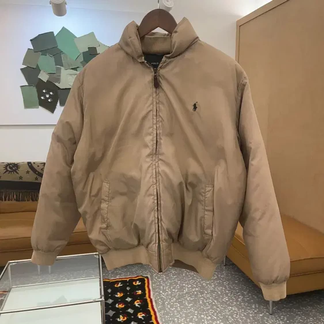 폴로 랄프로렌 90s 올드스쿨 빈티지 파머룩 패딩 점퍼 80 C06735 상품이미지3