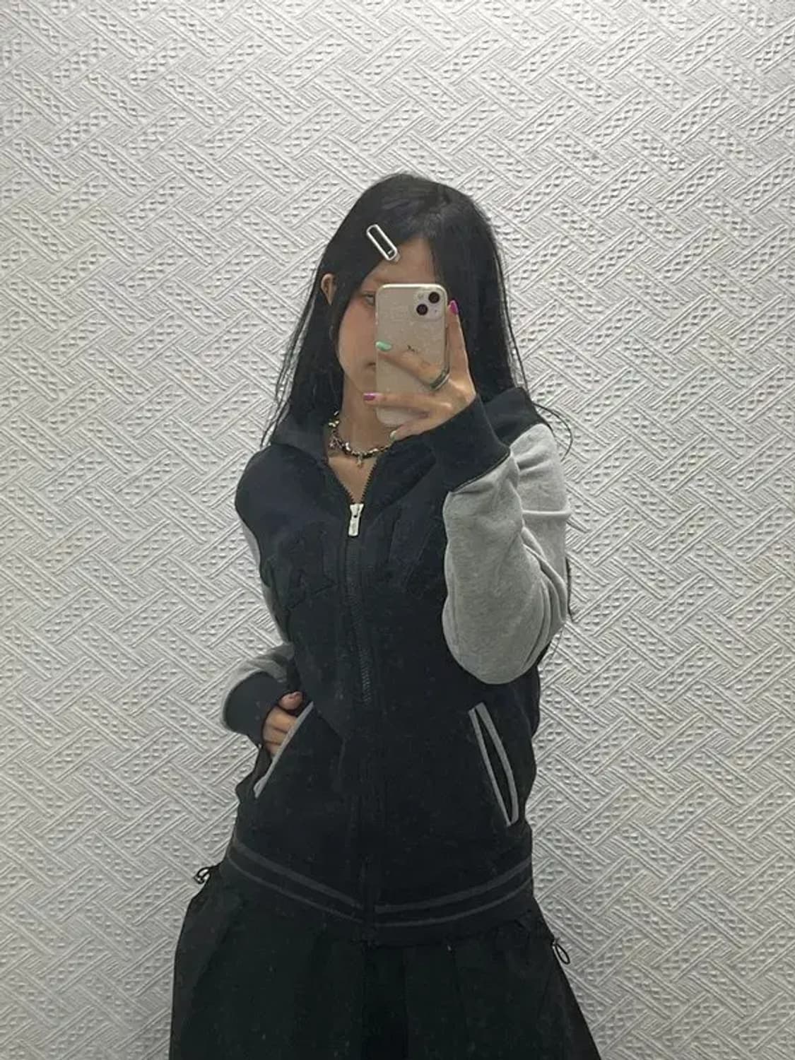 나이키 올드스쿨 배색 바시티 후드집업 M C06724 상품이미지1