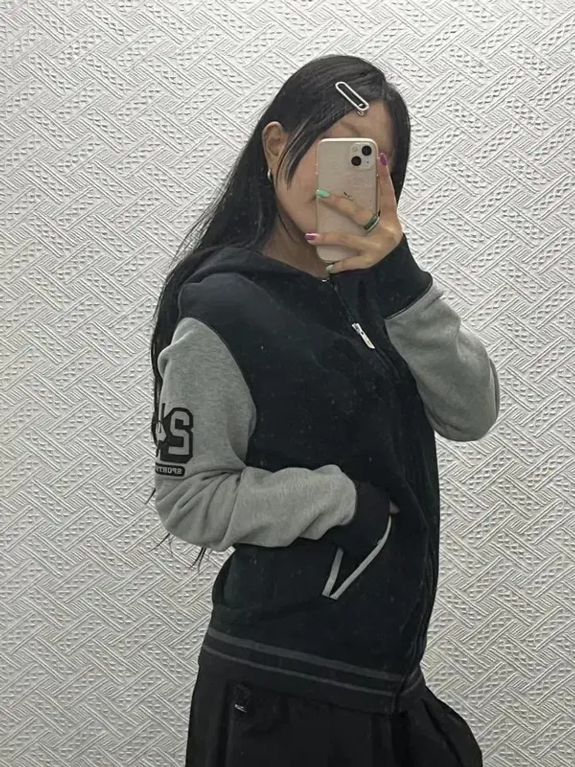 나이키 올드스쿨 배색 바시티 후드집업 M C06724 상품이미지2