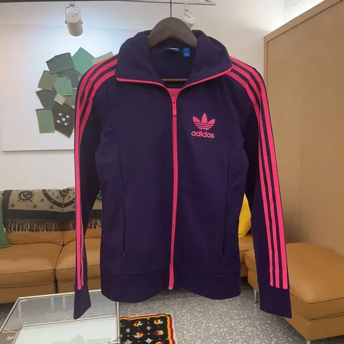 아디다스 Y2K 00's 퍼플핑크 져지 집업 95 C06727 상품이미지3