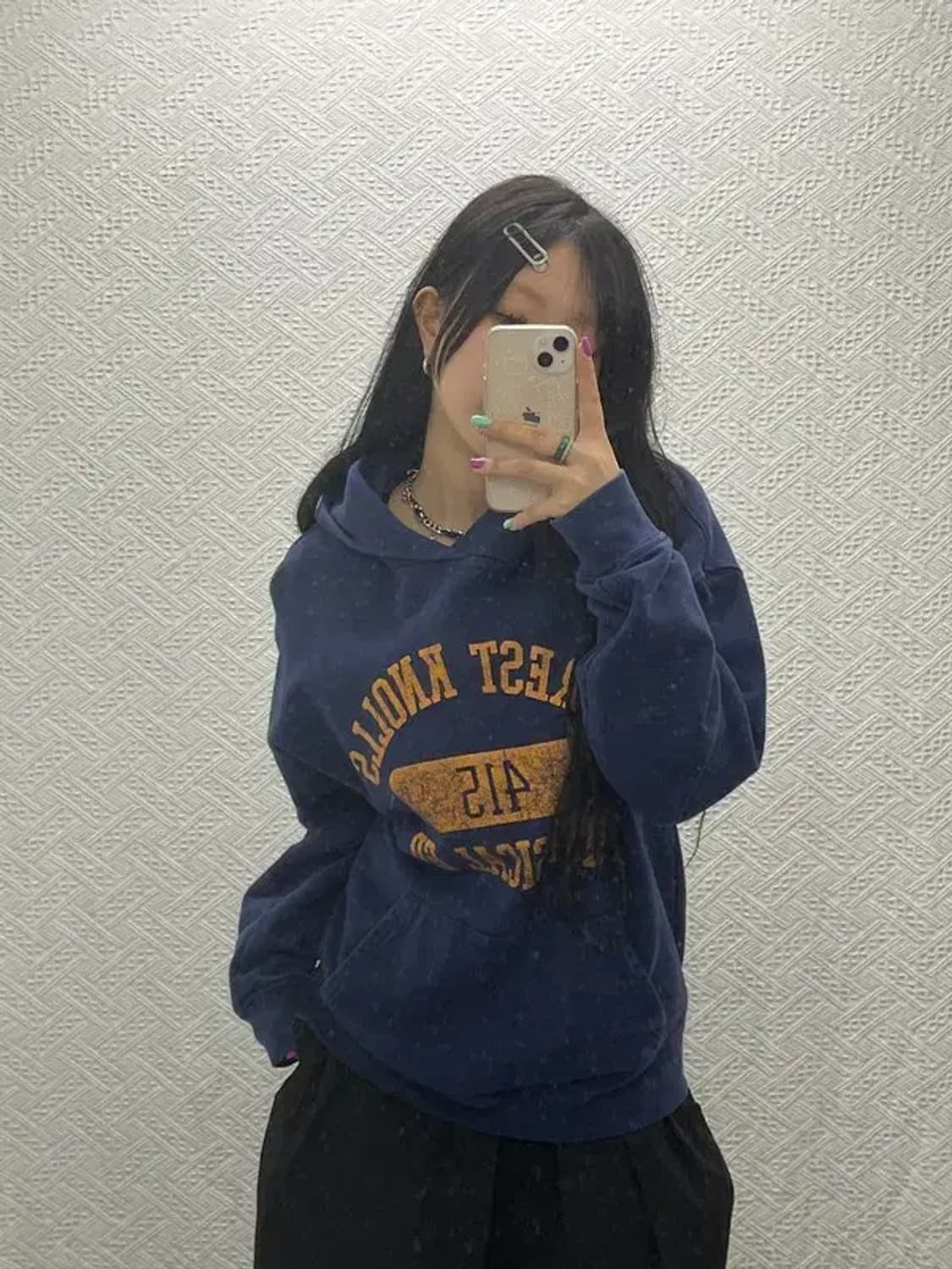 리바이스 올드스쿨 빈티지 레트로 골드탭 프린팅 후드티 M C06745 상품이미지1