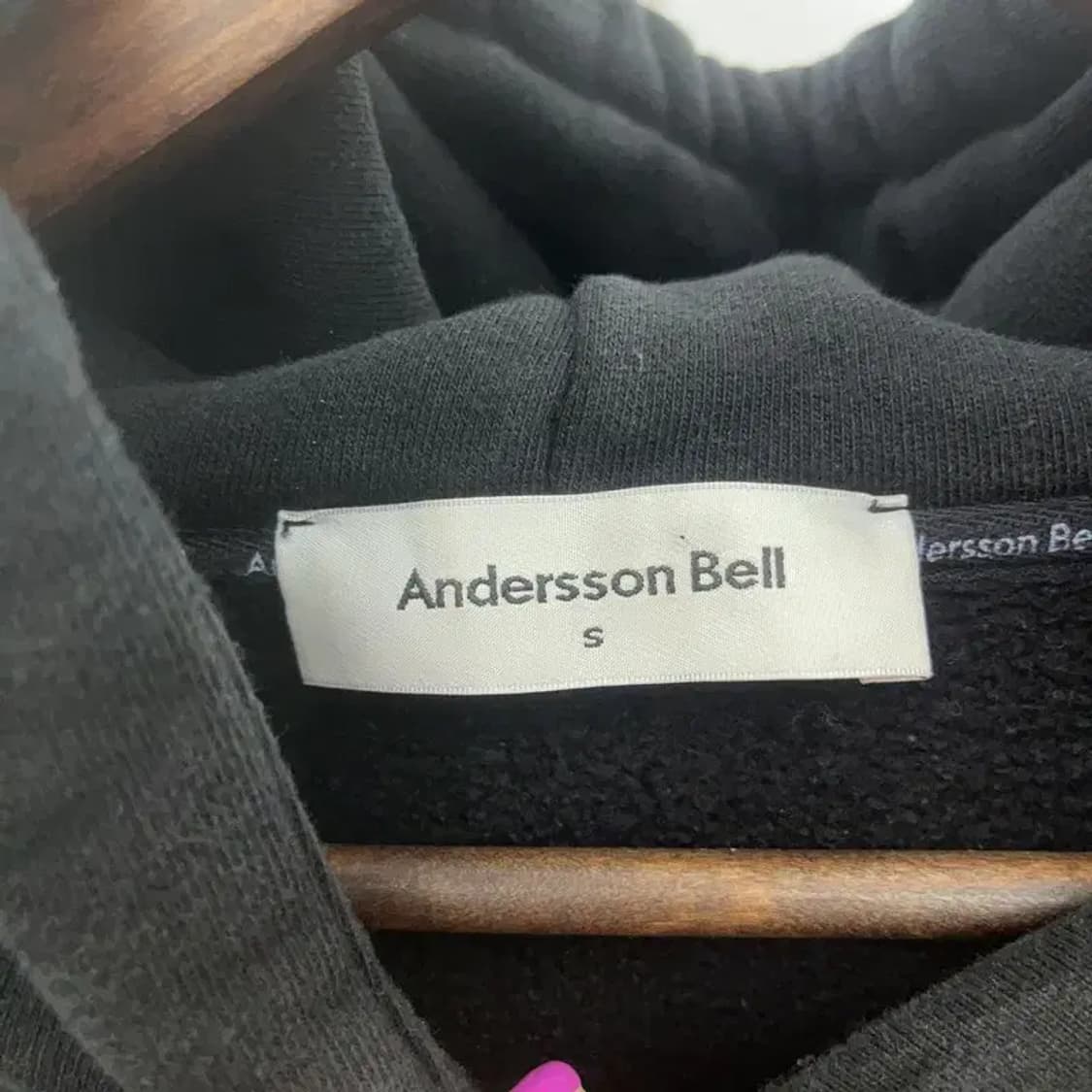 앤더슨벨 캐주얼 오버핏 지퍼 디테일 기모 후드티 S C06730 상품이미지5