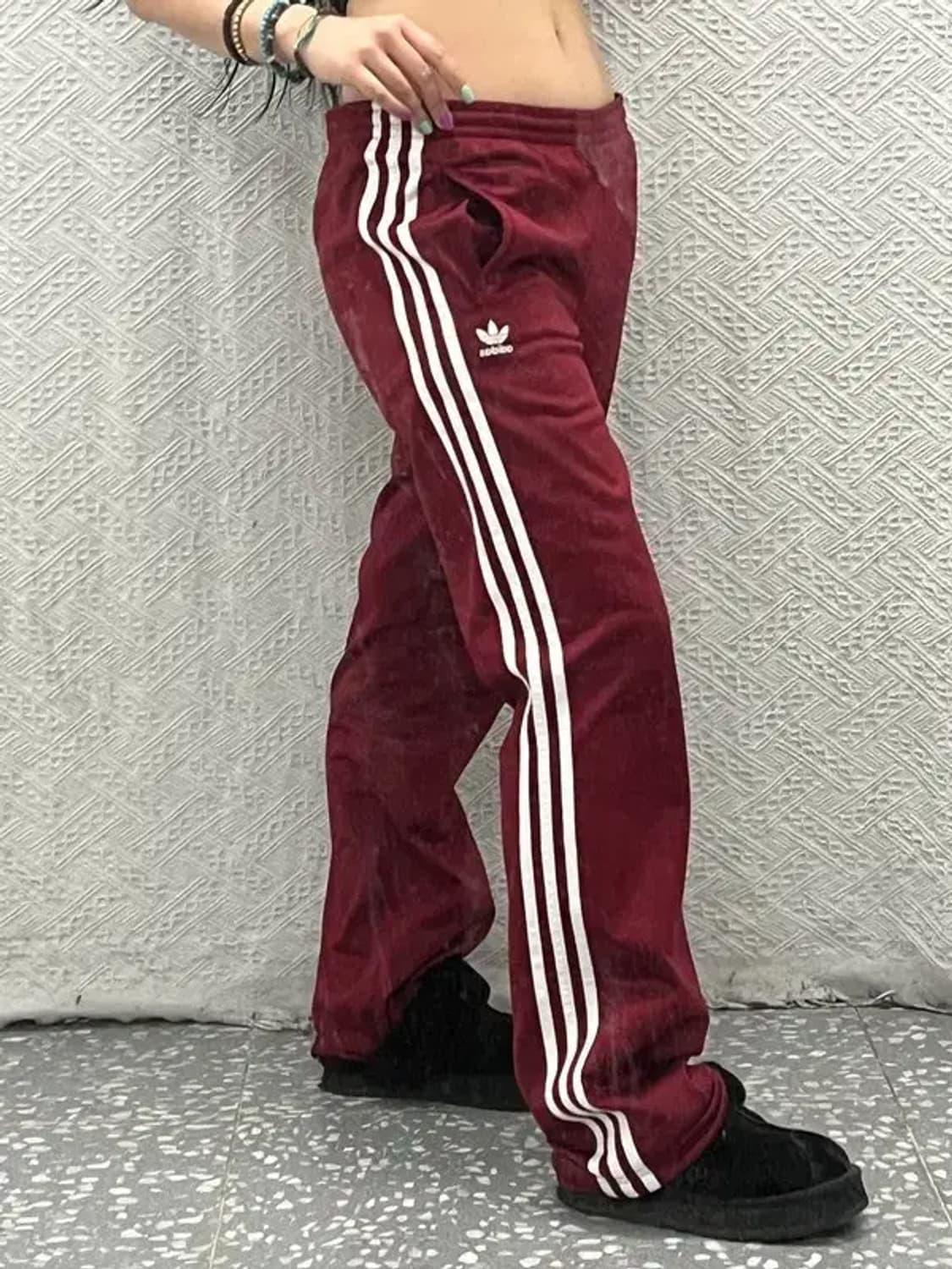 아디다스 클래식 유로파 버건디 트랙팬츠  XL C06749 상품이미지1