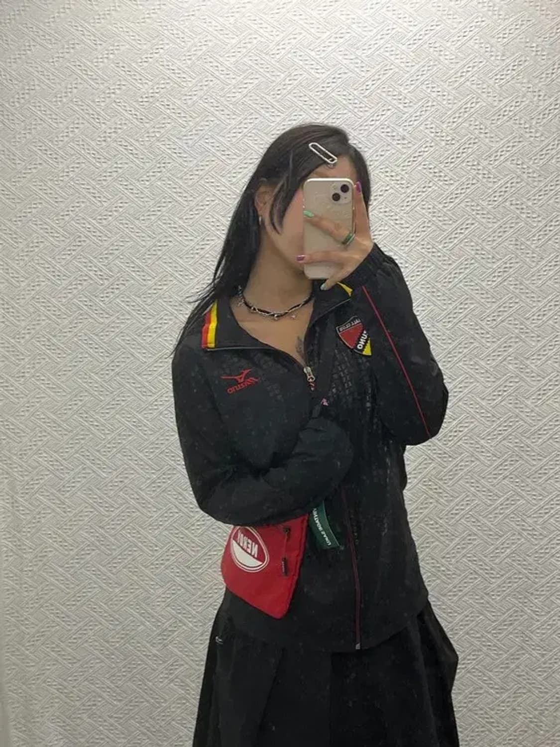 미즈노 풋볼클럽 올드스쿨 스포티 윈드브레이커 바람막이 M C06732 상품이미지1