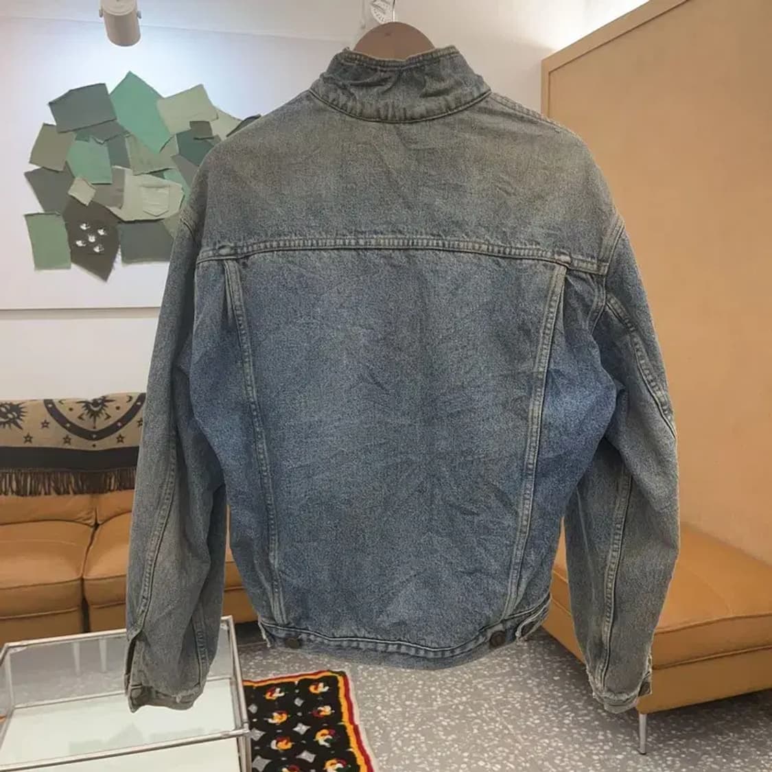 리바이스 빈티지 올드스쿨 트러커 워싱 데님 자켓 M C06734 상품이미지4