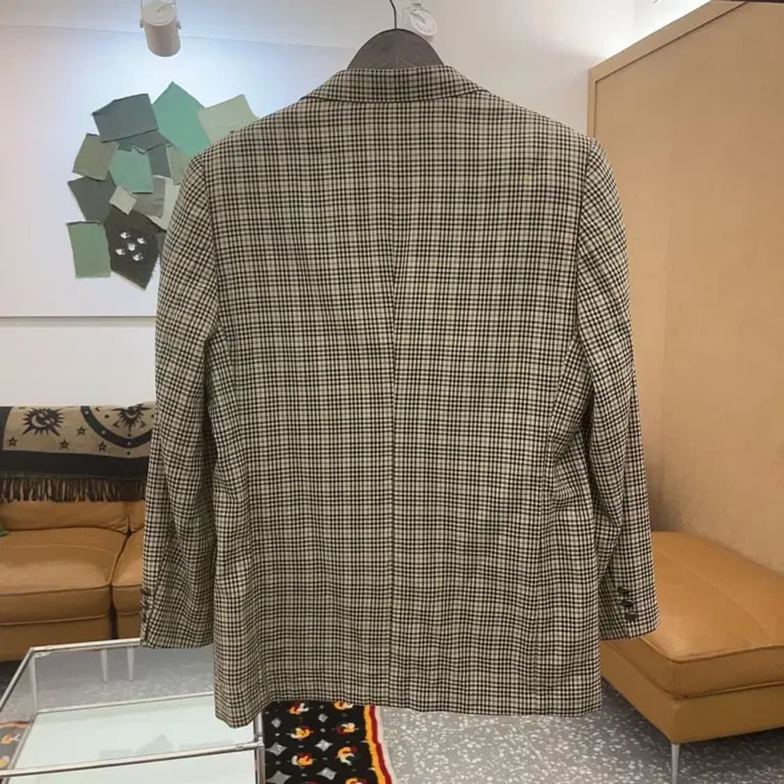 입생로랑 퓨어옴므 올드스쿨 빈티지 체크 블레이저 95 C06737 상품이미지4