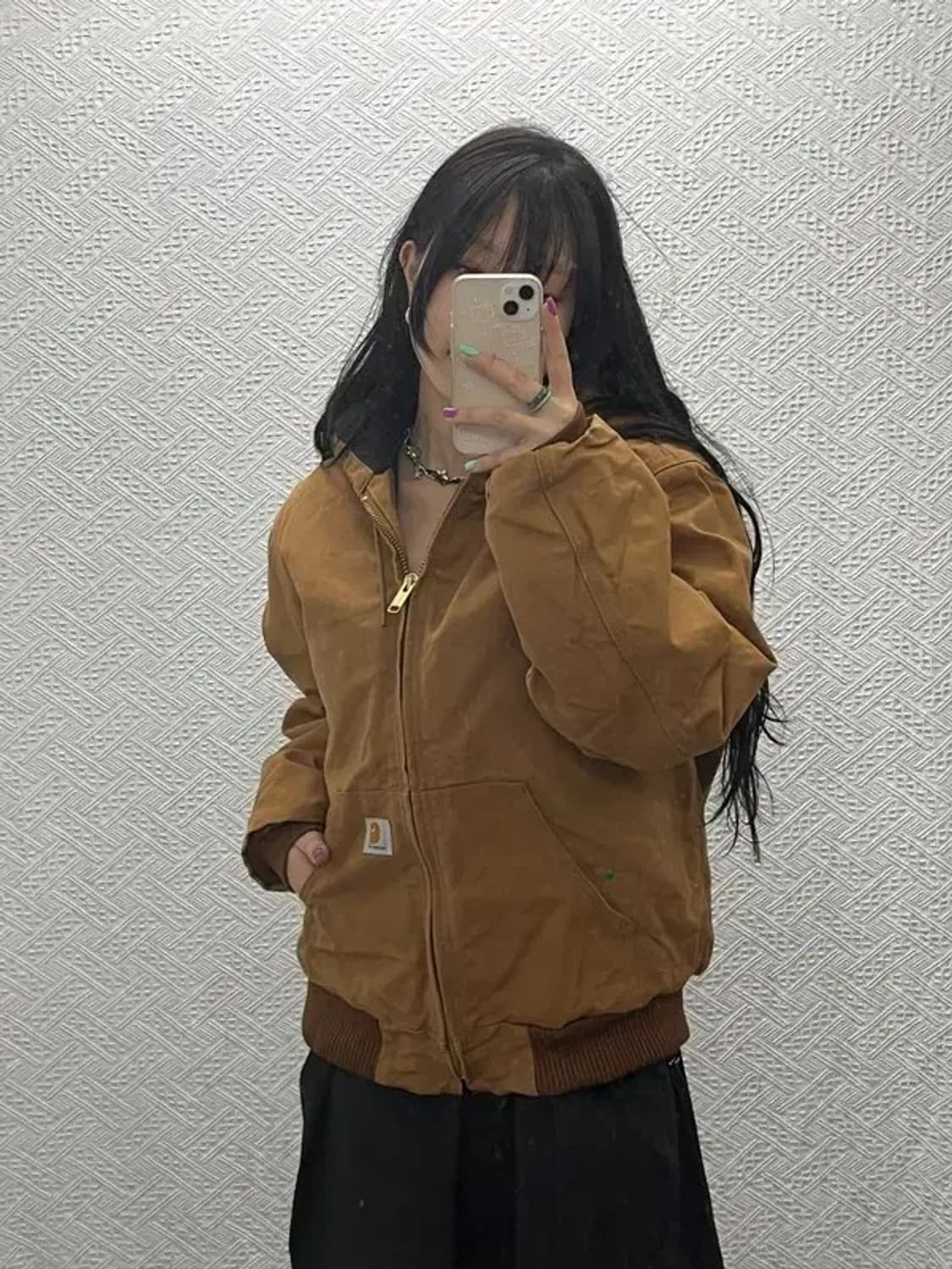 칼하트 J140-BRN 덕액티브 워크자켓 M C06687 상품이미지2