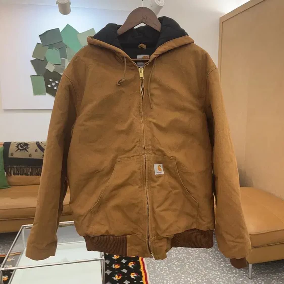 칼하트 J140-BRN 덕액티브 워크자켓 M C06687 상품이미지3