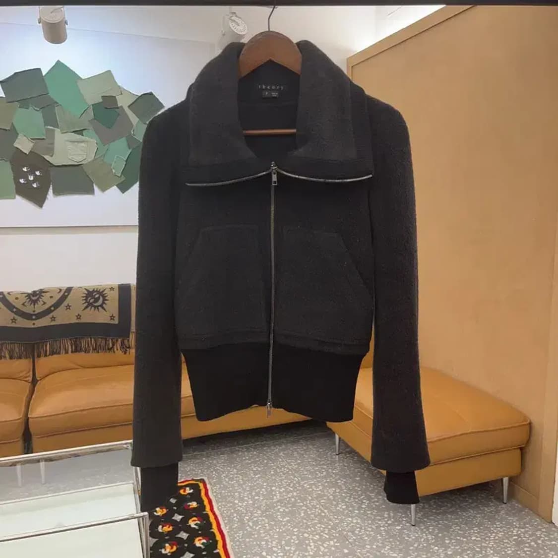 띠어리 캐주얼 여리핏 울 니트 집업 P C06759 상품이미지3