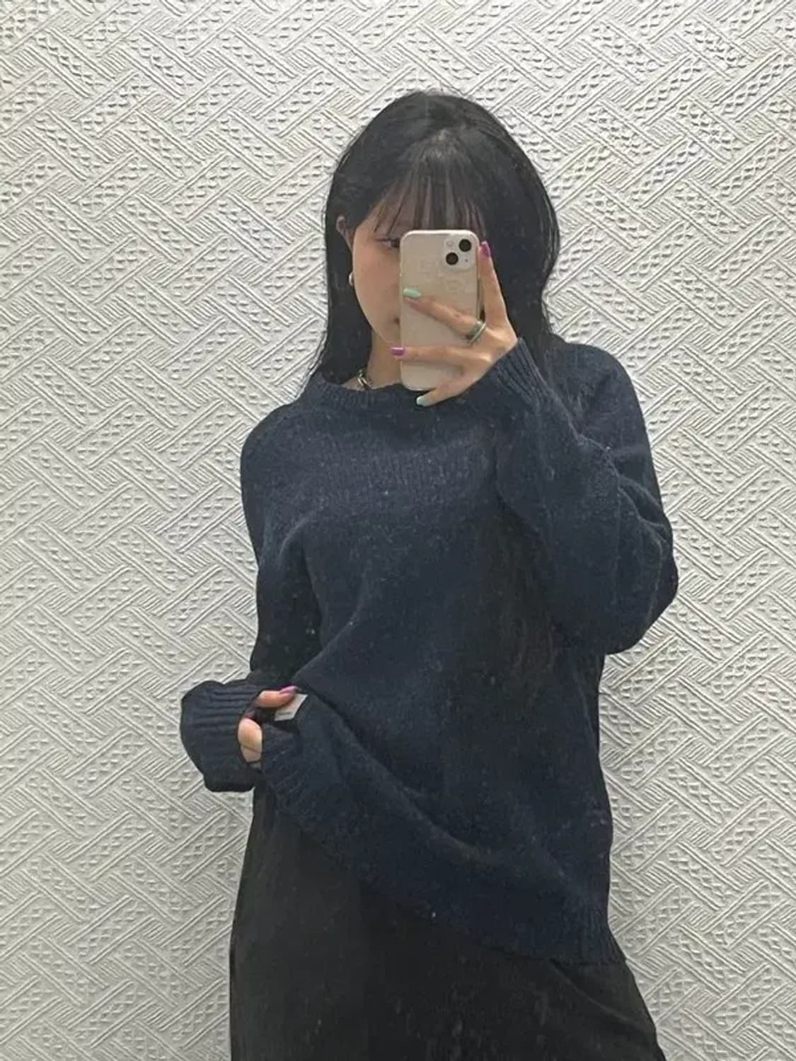 칼하트 WIP 앙글리스틱 캐주얼 오버핏 울 니트 M C06769 상품이미지1