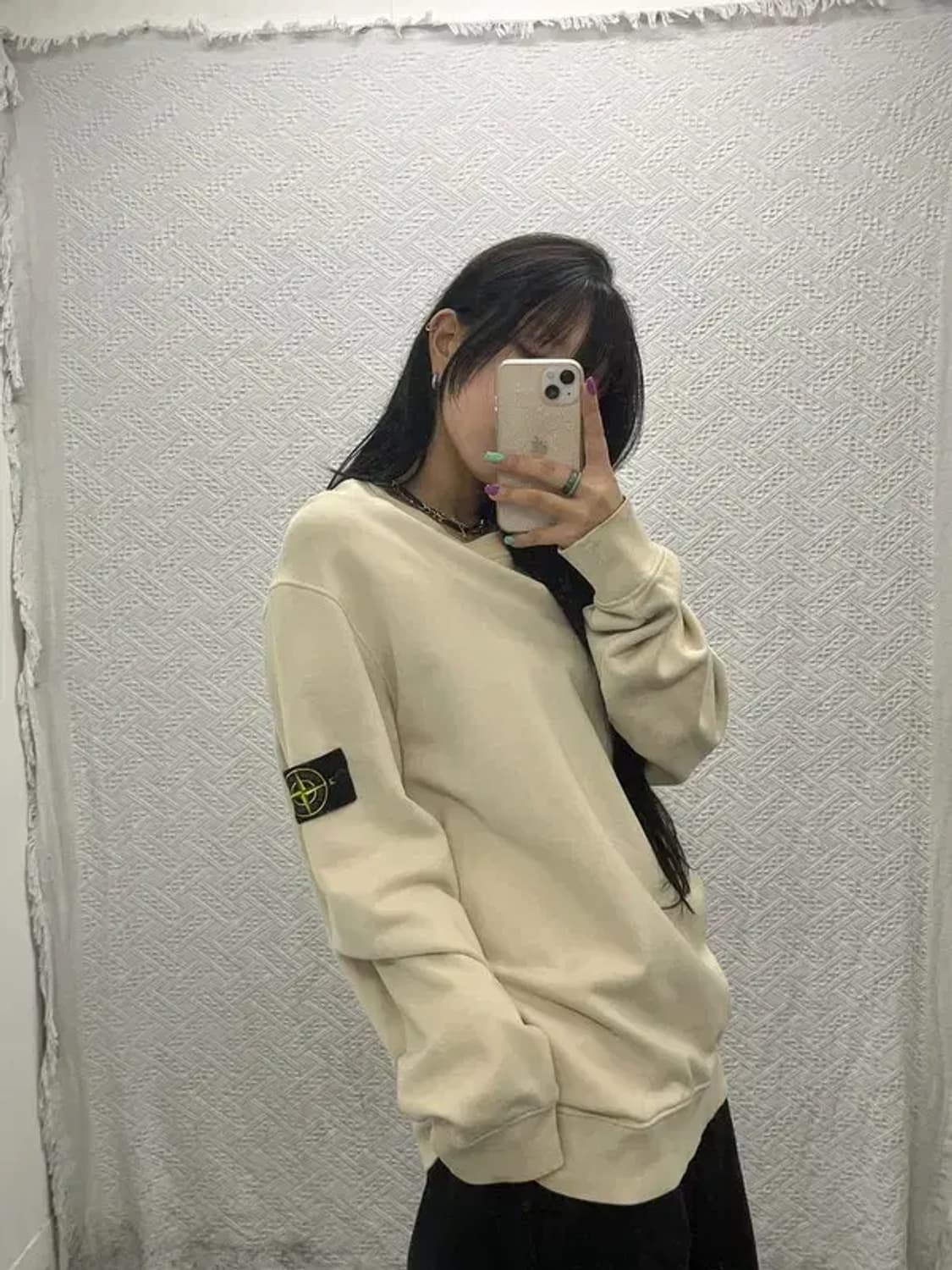 스톤아일랜드 캐주얼 와펜 맨투맨 스웻셔츠 XXL C06779 상품이미지1