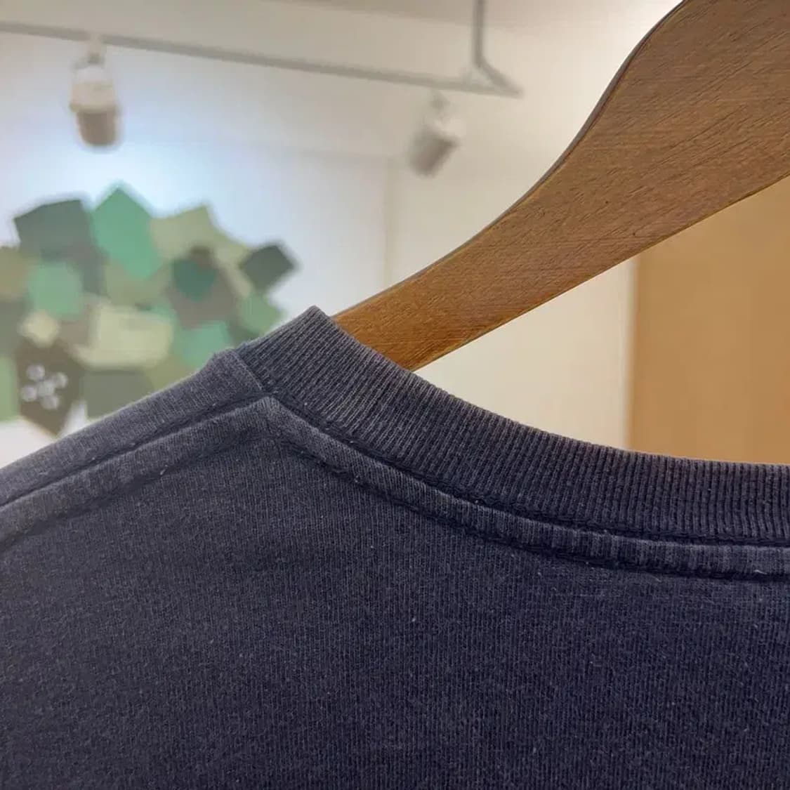 스투시 올드스쿨 백로고 베이직 롱슬리브  L C06780 상품이미지7