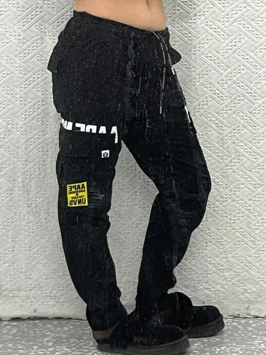 베이프 AAPE 스트릿 힙합 조거 카고 팬츠 M C06788 상품이미지1