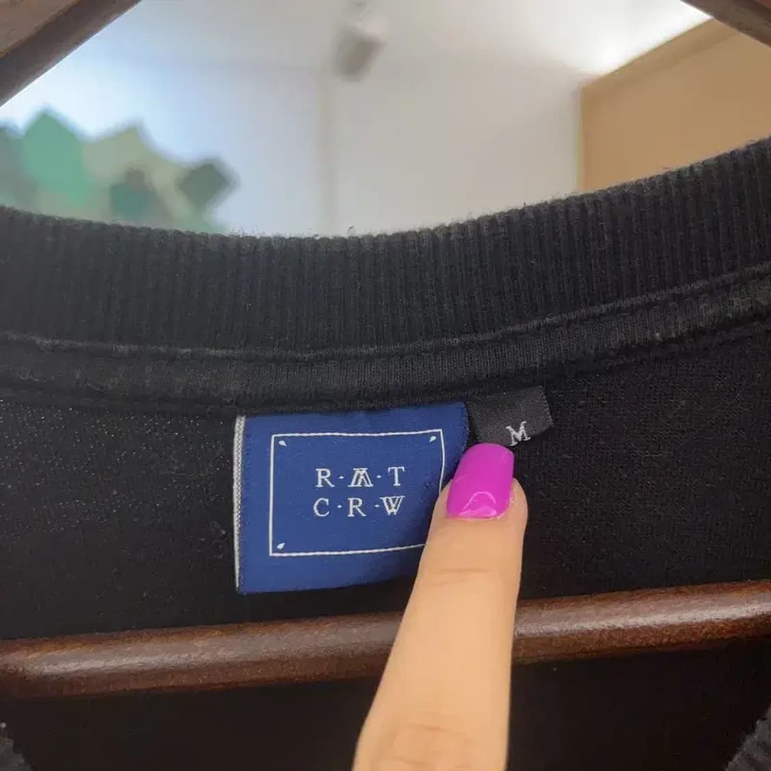 로맨틱 크라운 유니크 자수패치 스트릿 맨투맨 M C06783 상품이미지5