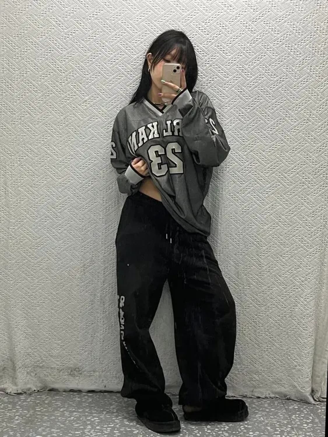 칼 카니 올드스쿨 00's 블록코어 매쉬 져지 롱슬리브 M C06782 상품이미지2