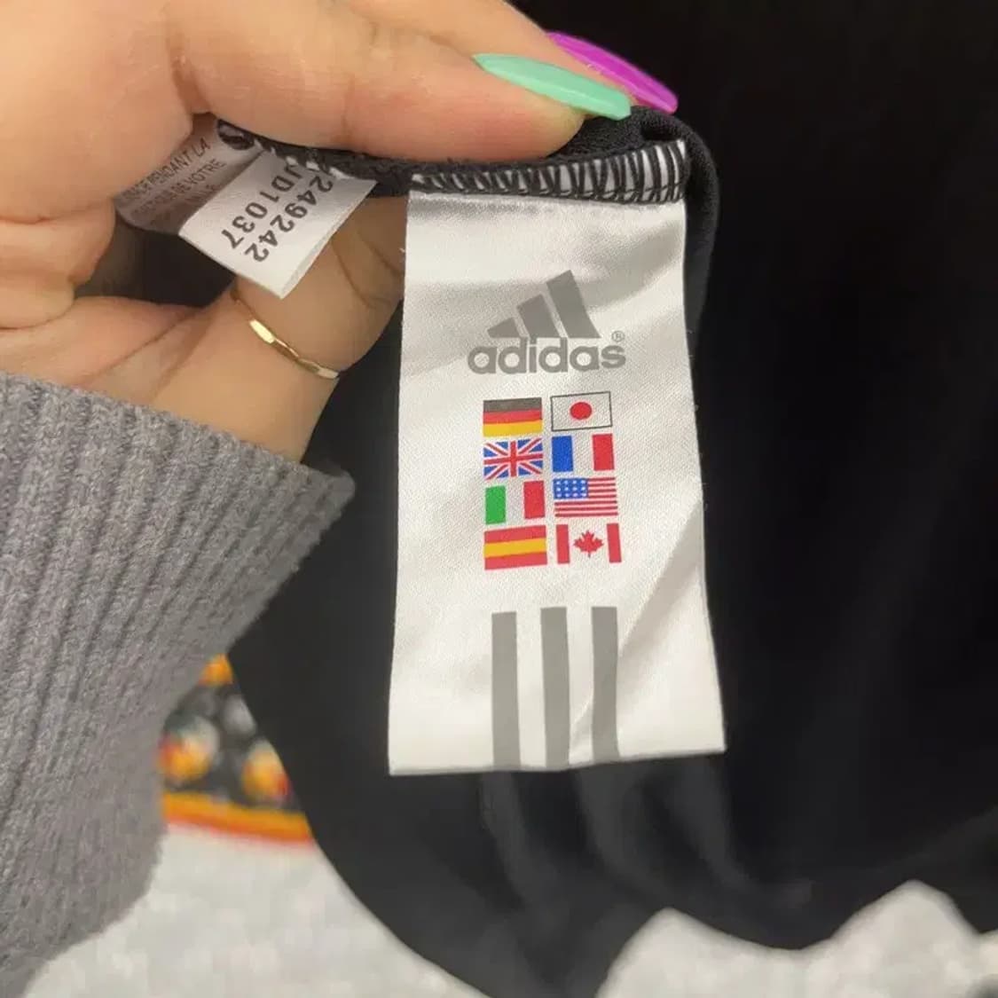 아디다스 스포티 백로고 배색 트랙탑 져지 집업 L C06776 상품이미지6