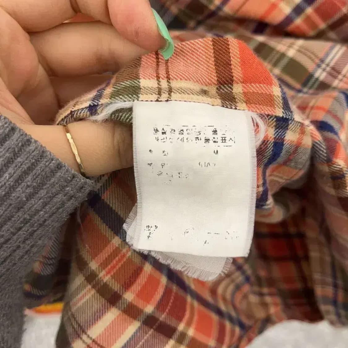 폴로 랄프로렌 레트로 파머룩 엘보패치 체크 셔츠 M C06766 상품이미지6