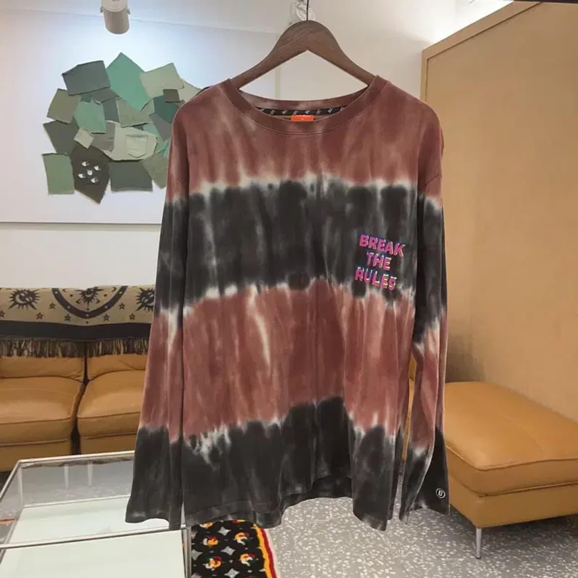 빈티지 스트릿 힙합 타이다이 나염 롱슬리브 M C06786 상품이미지3