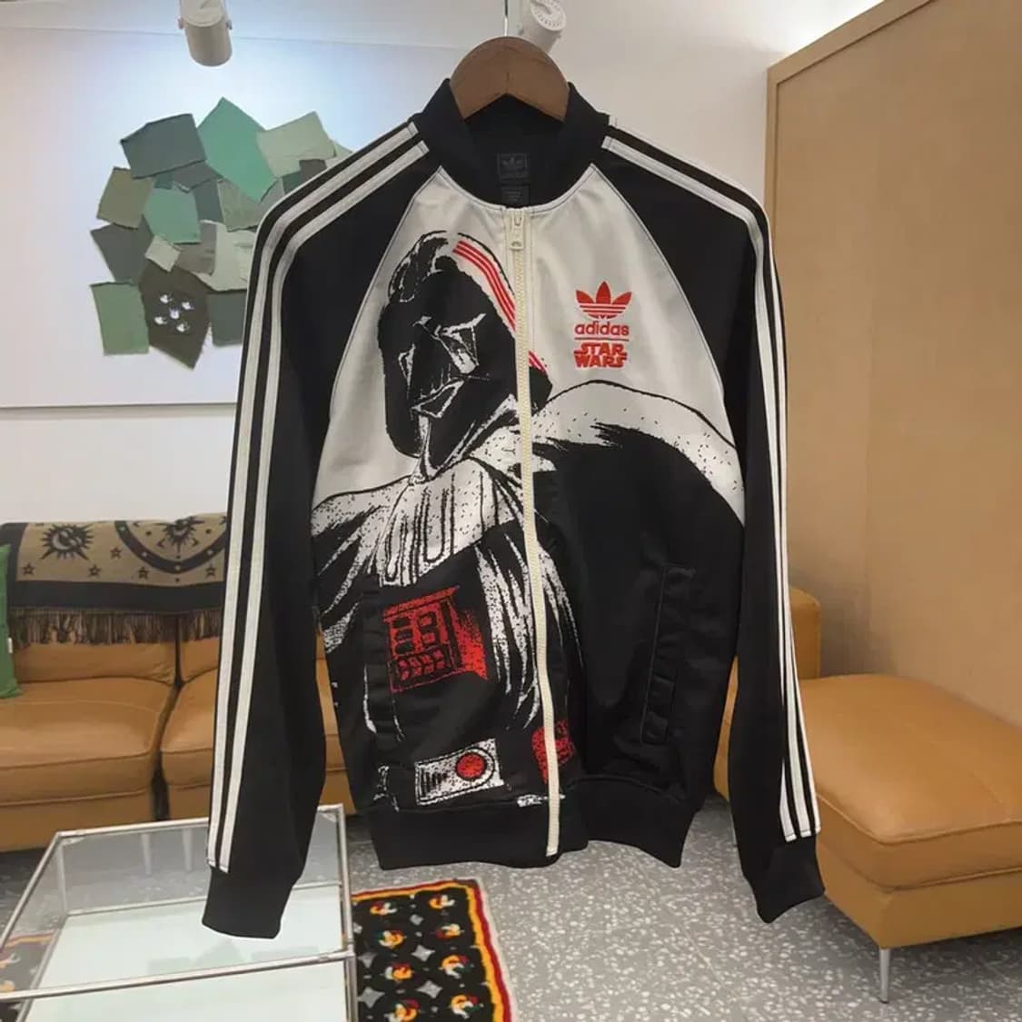 아디다스 X 스타워즈 콜라보 희귀 레어 져지 집업100 C06777 상품이미지3