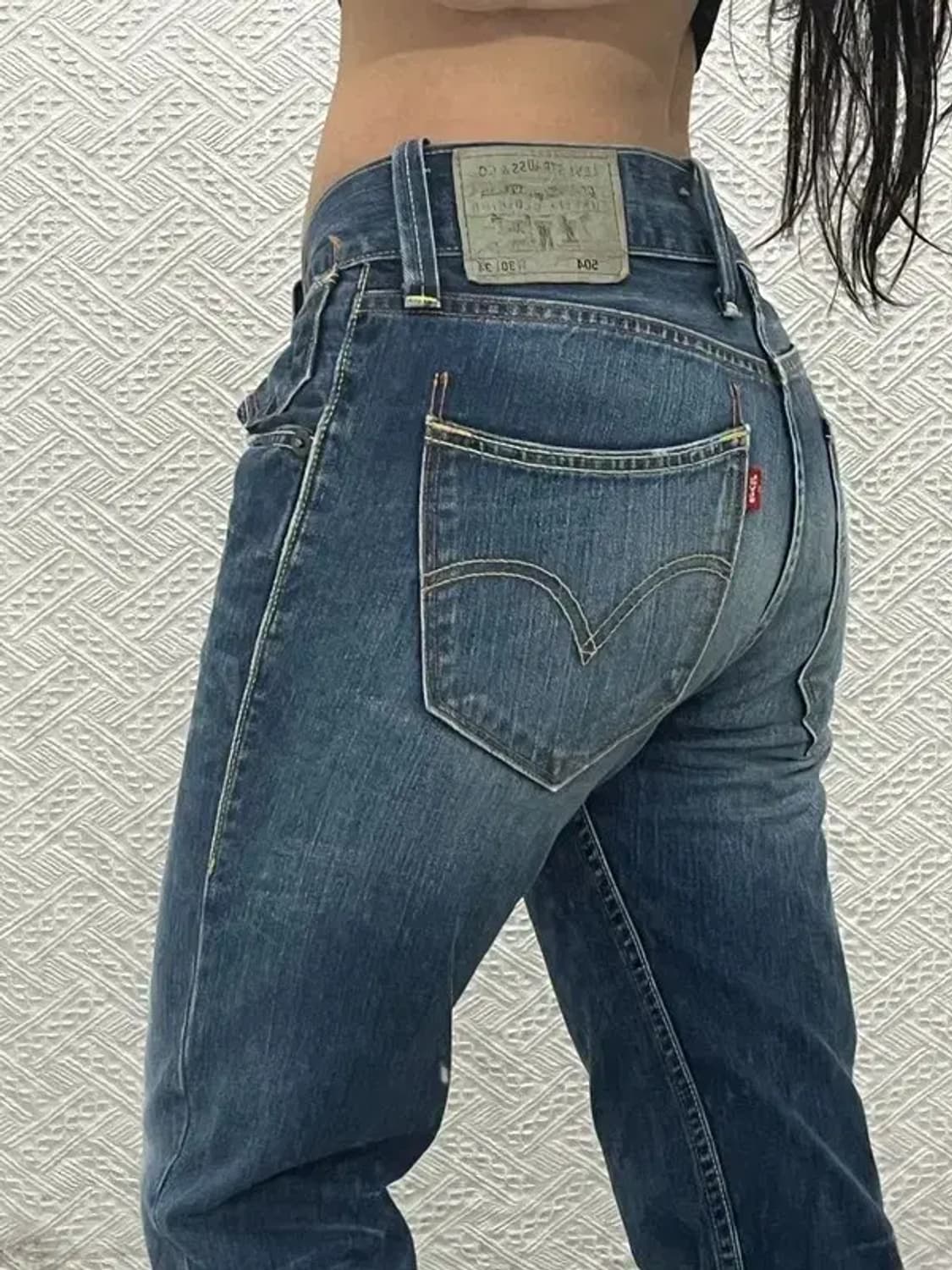 리바이스 504 빈티지 00's 워싱 데님팬츠 30인치 C06794 상품이미지2