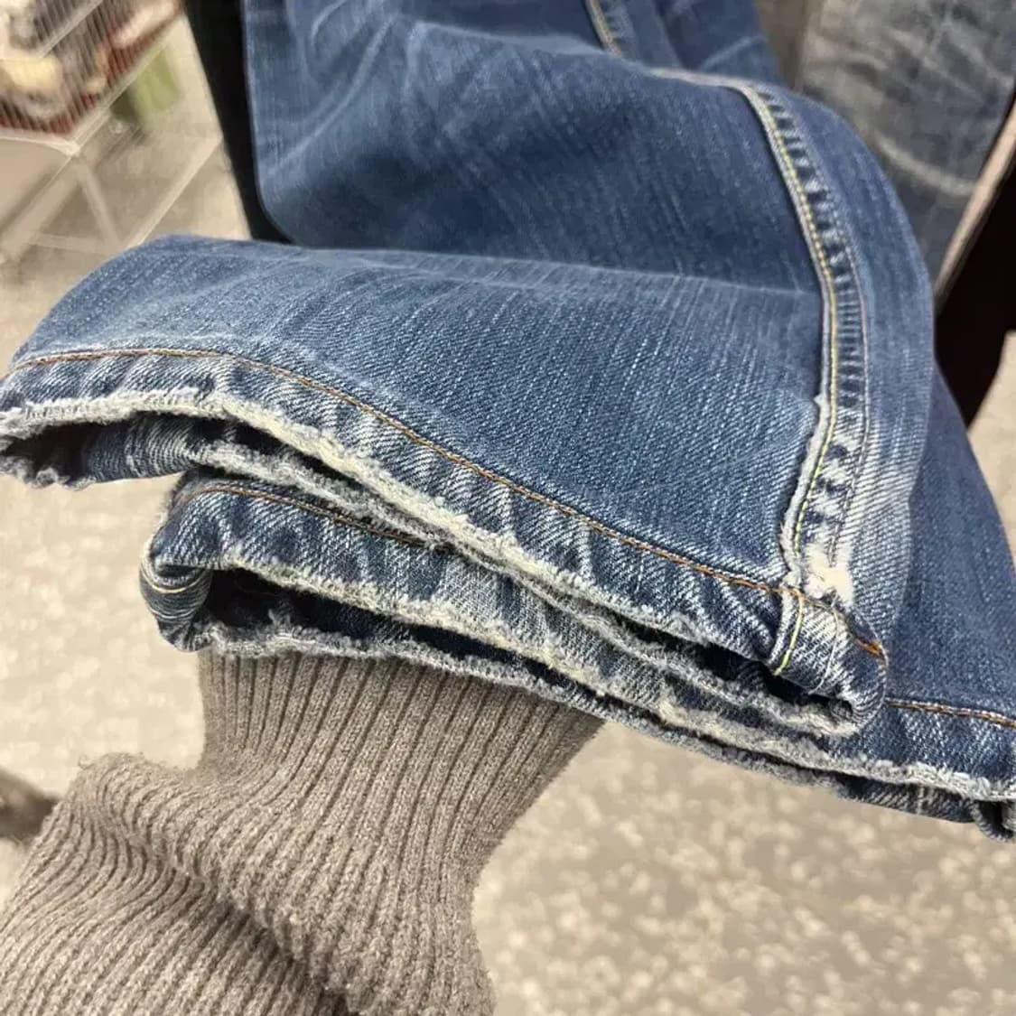 리바이스 504 빈티지 00's 워싱 데님팬츠 30인치 C06794 상품이미지8