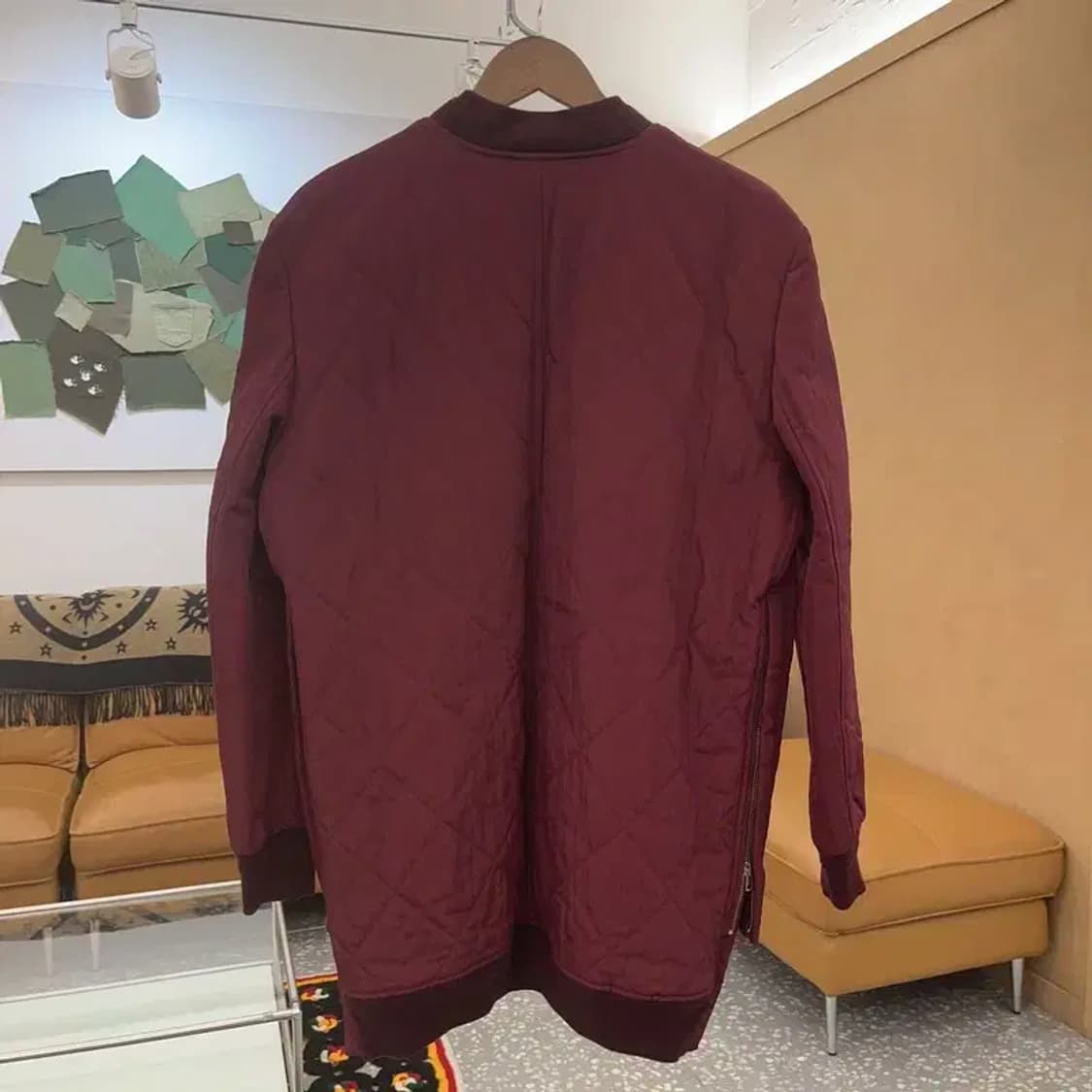 골든 구스 레트로 버건디 항공 자켓 M C06784 상품이미지4