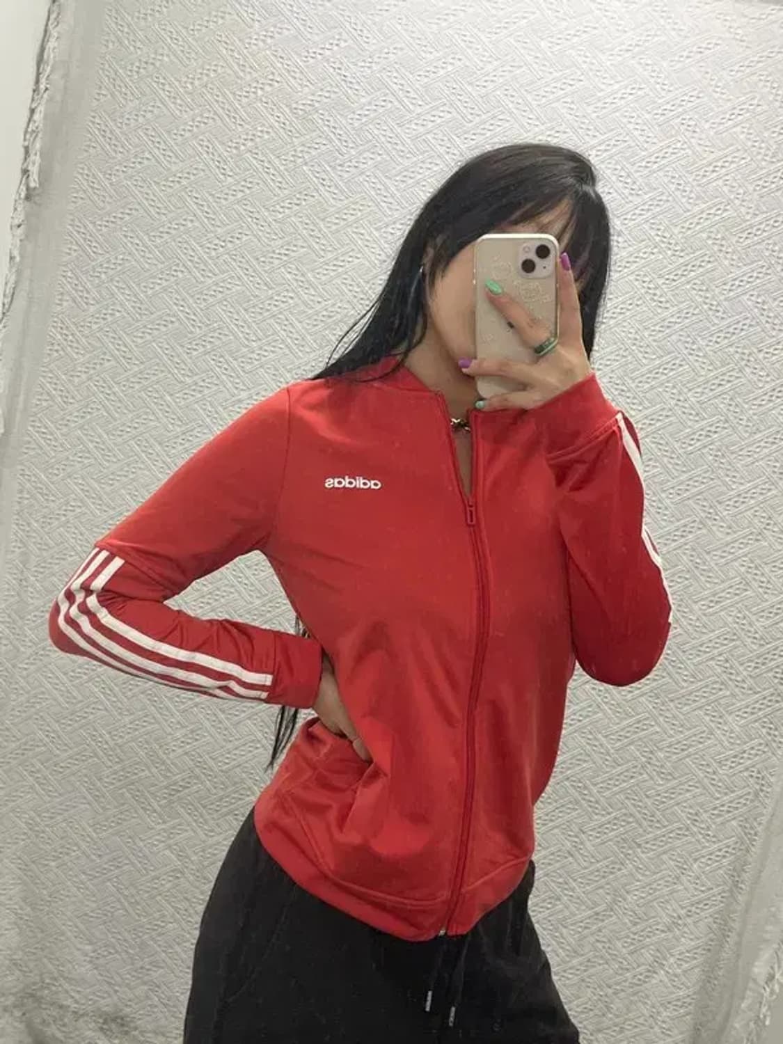 아디다스 레트로 Y2K 코랄컬러 트랙탑 져지 집업 M C06775 상품이미지2