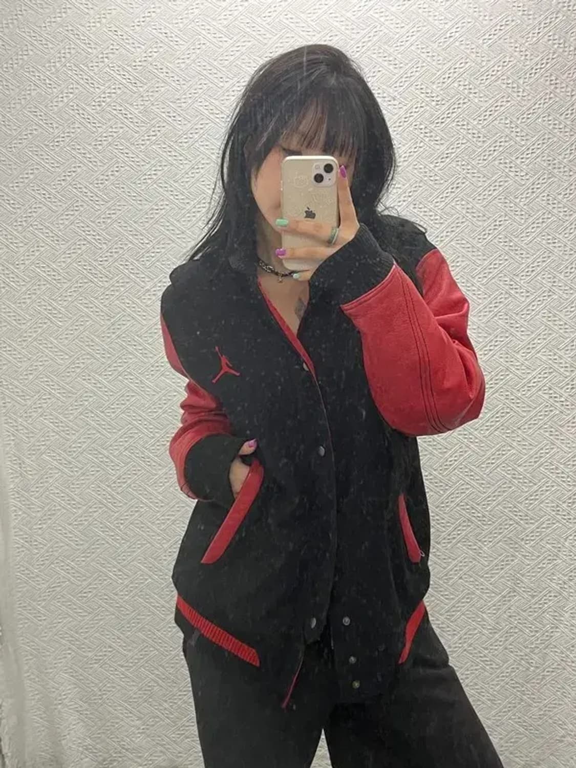 나이키 조던 올드스쿨 울 레더 스타디움 바시티 자켓 L C06785 상품이미지2