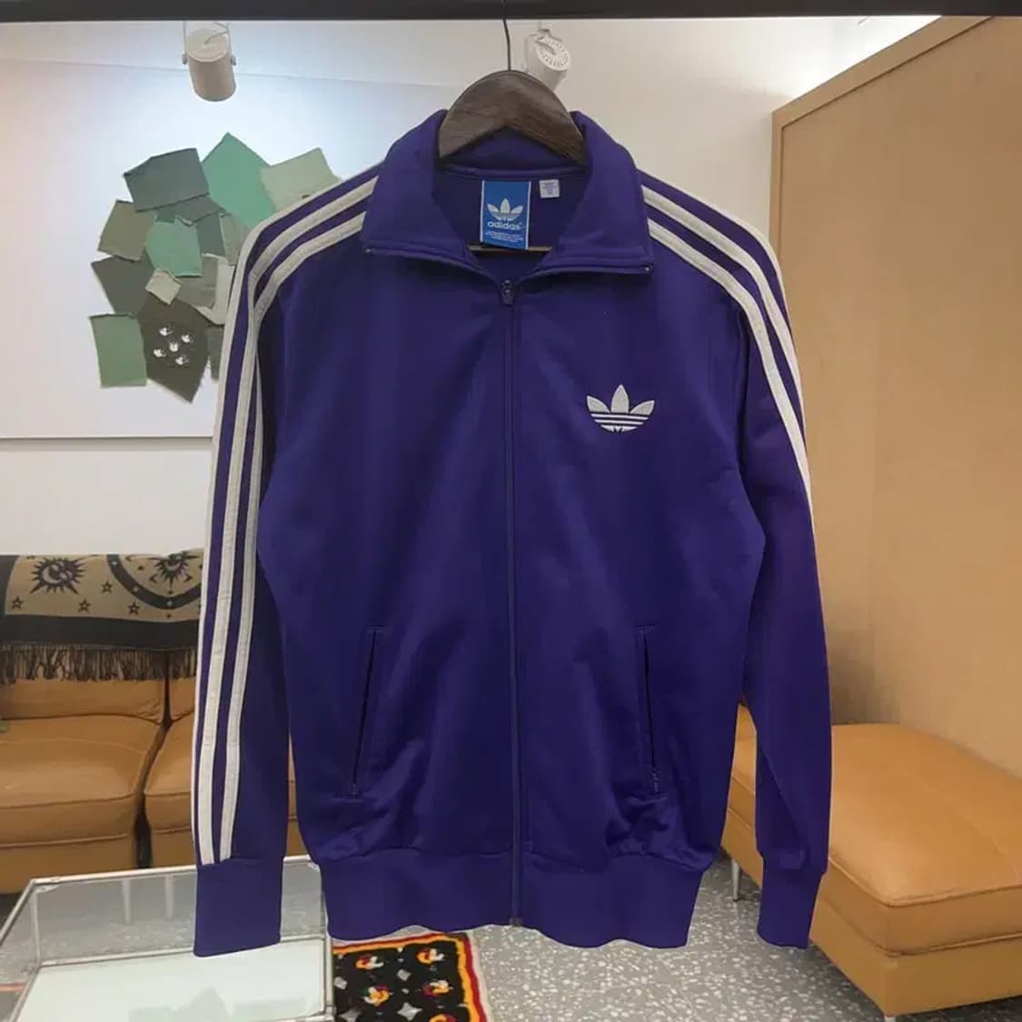 아디다스 Y2K 00's 퍼플 트랙탑 져지 집업 90 C06778 상품이미지3