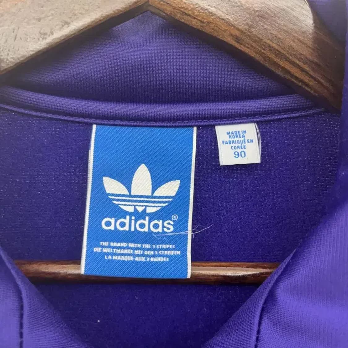 아디다스 Y2K 00's 퍼플 트랙탑 져지 집업 90 C06778 상품이미지5