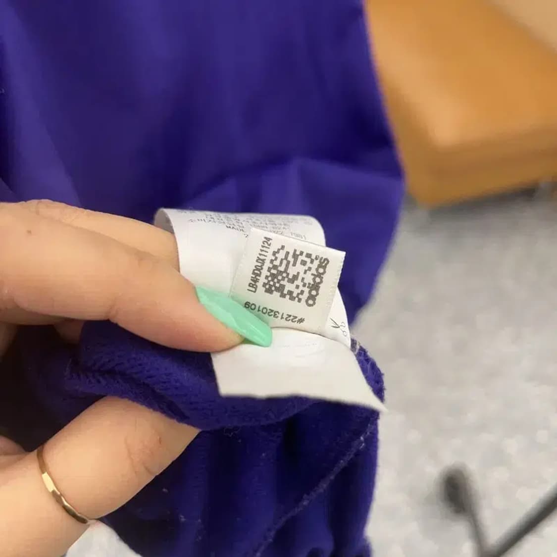 아디다스 Y2K 00's 퍼플 트랙탑 져지 집업 90 C06778 상품이미지7