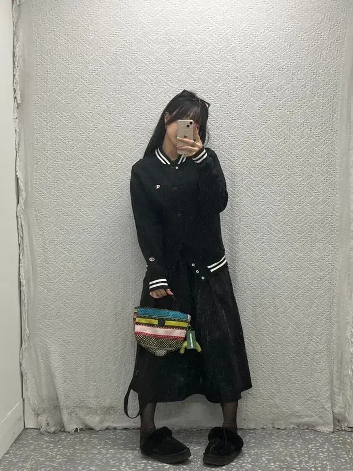 챔피온 리버스위브 베이직 윈드스토퍼 바시티 자켓 M C06800 상품이미지2