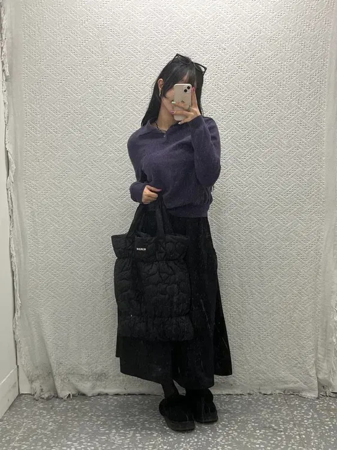 폴로 랄프로렌 메리노울 여리핏 퍼플 카라 니트 90 C06801 상품이미지2