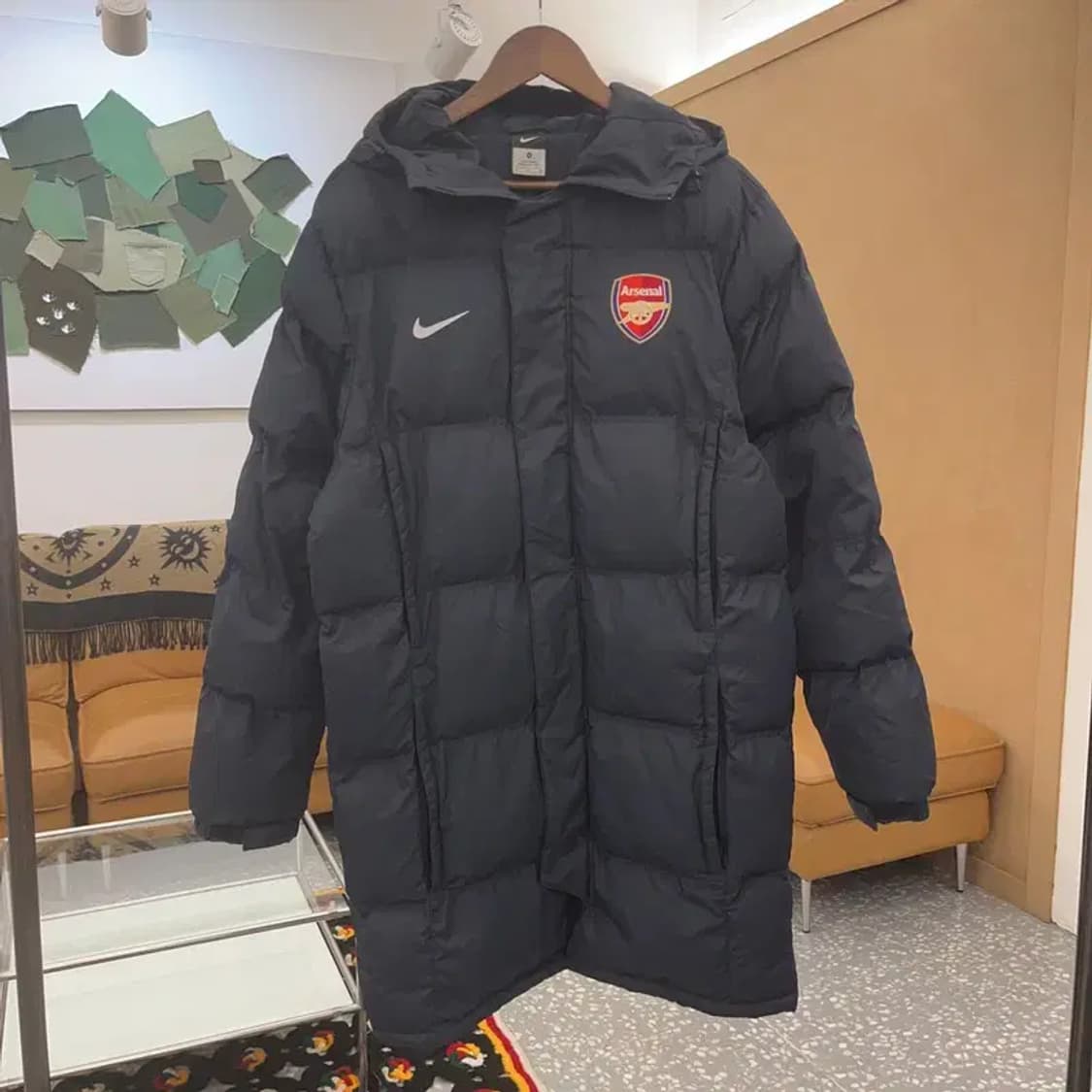 나이키 올드스쿨 스포티 아스날 롱패딩 M C06809 상품이미지3