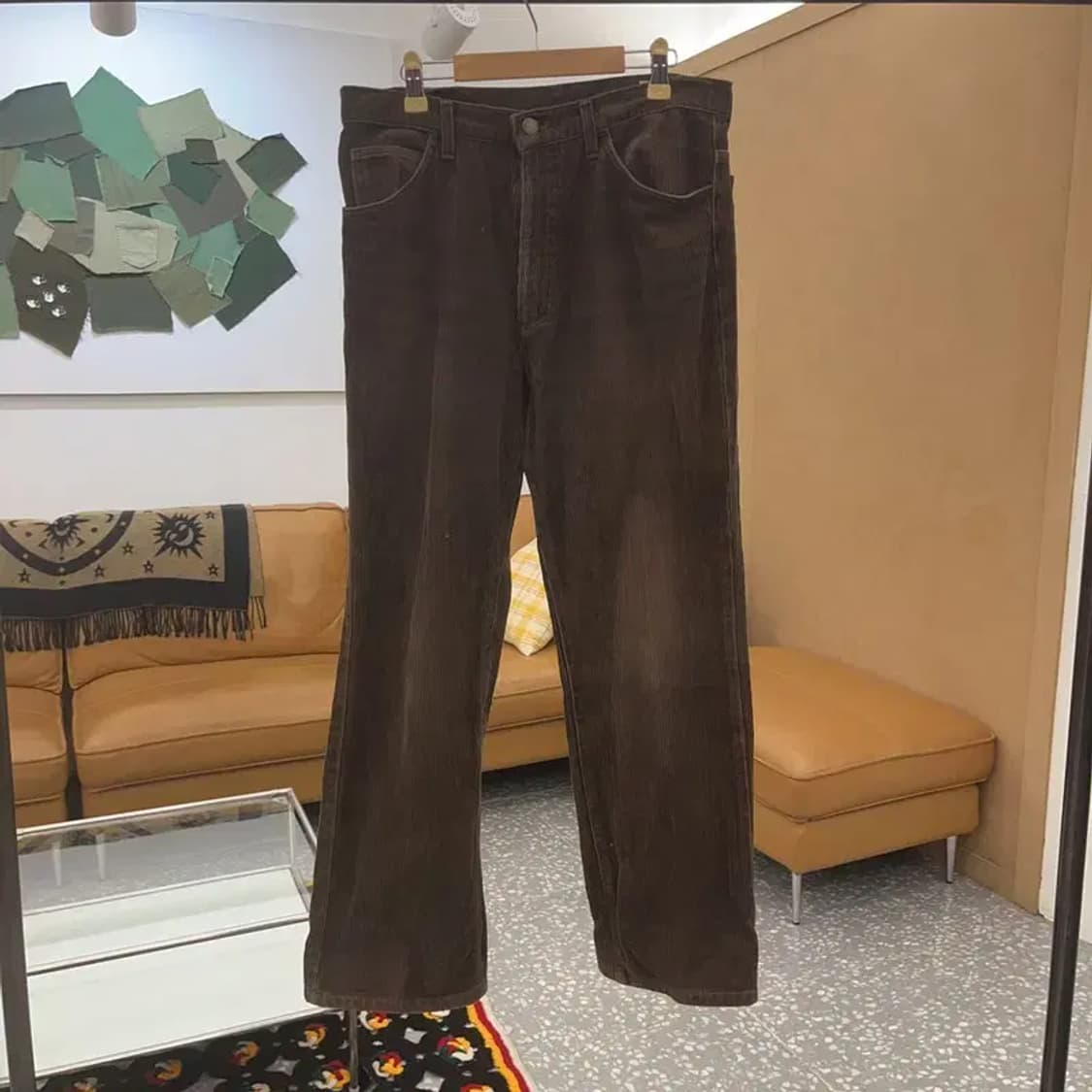 랭글러 레트로 90's 코듀로이 골덴 브라운 바지 31인치 C06833 상품이미지3